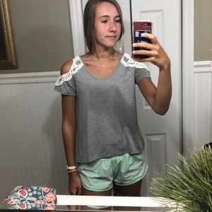 cute t-shirt material top